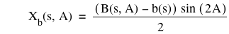 function(X_b,s,A)=[function(B,s,A)-function(b,s)]*sin([2*A])/2