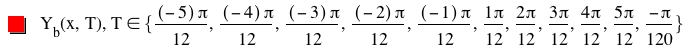 function(Y_b,x,T),in(T,set([-5]*pi/12,[-4]*pi/12,[-3]*pi/12,[-2]*pi/12,[-1]*pi/12,1*pi/12,2*pi/12,3*pi/12,4*pi/12,5*pi/12,-pi/120))