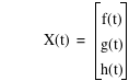 function(X,t)=vector(function(f,t),function(g,t),function(h,t))
