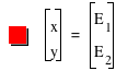 vector(x,y)=vector(E_1,E_2)