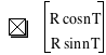 vector(R*cos(n*T),R*sin(n*T))
