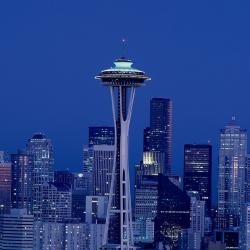 Seattle, Washington Space Needle and skyline