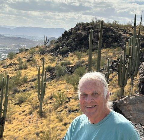 Ed on Tumamoc Hill